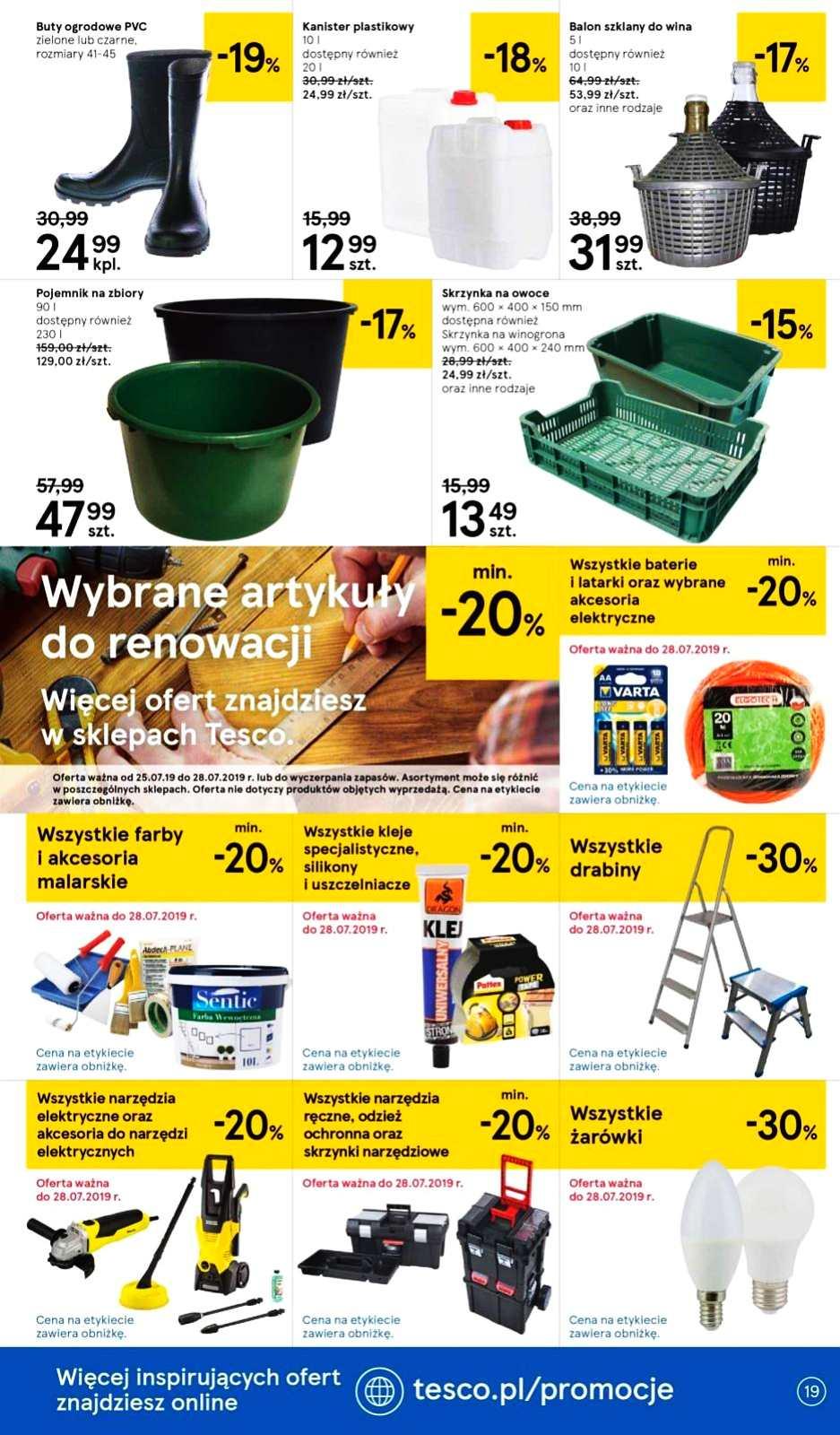 Gazetka promocyjna Tesco str. 19
