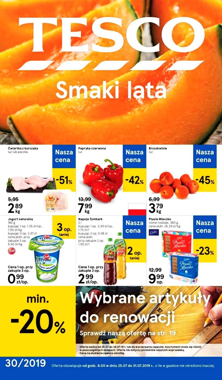 Gazetka promocyjna Tesco str. 1