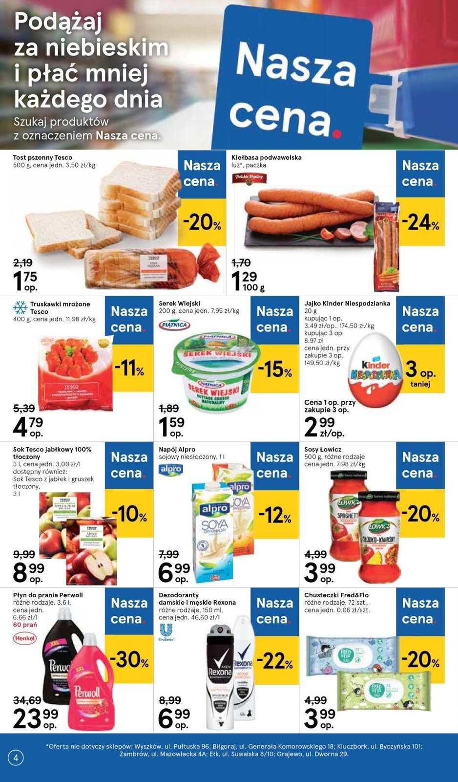 Gazetka promocyjna Tesco str. 4