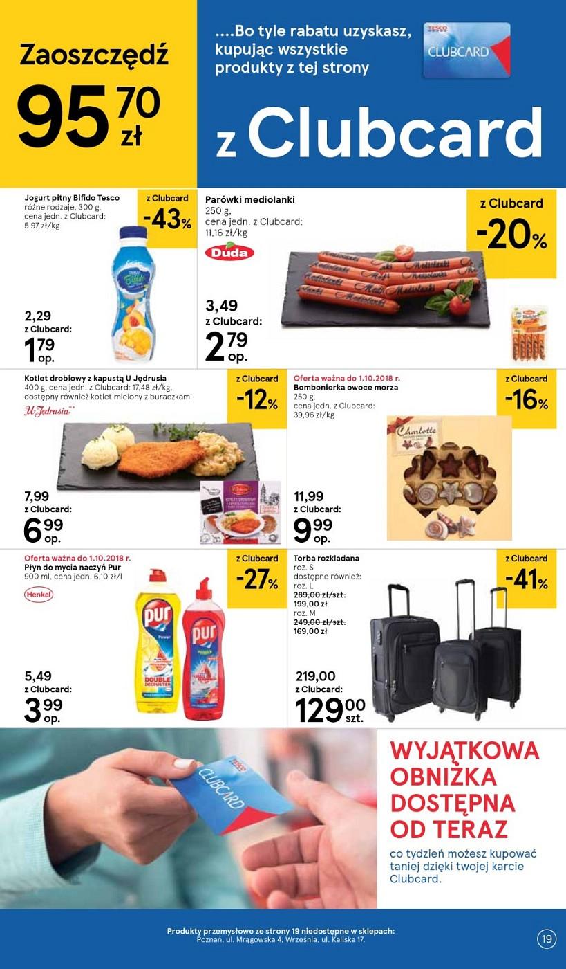Gazetka promocyjna Tesco str. 19