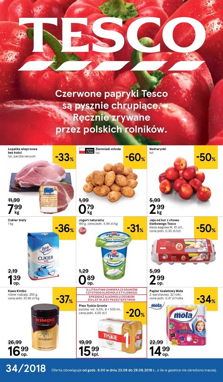 Gazetka promocyjna Tesco str. 1