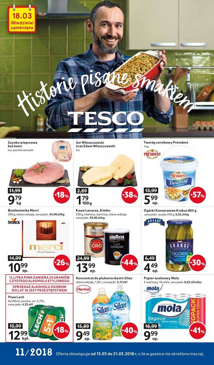 Gazetka promocyjna Tesco str. 1