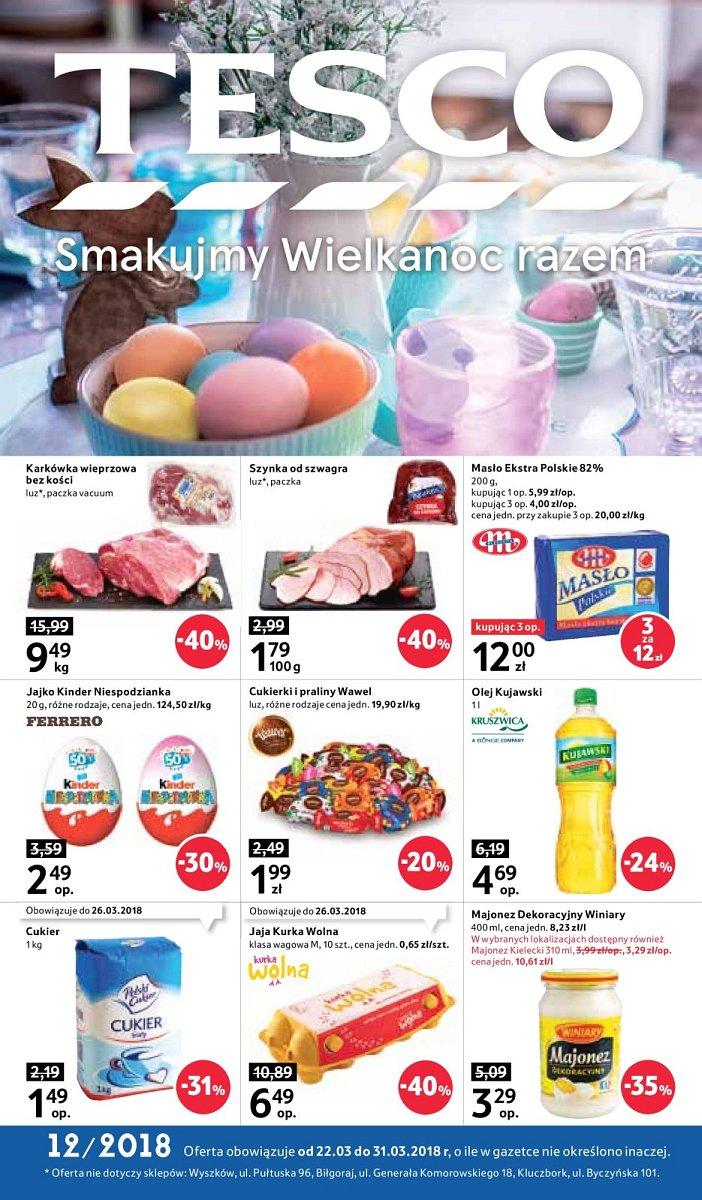 Gazetka promocyjna Tesco str. 1