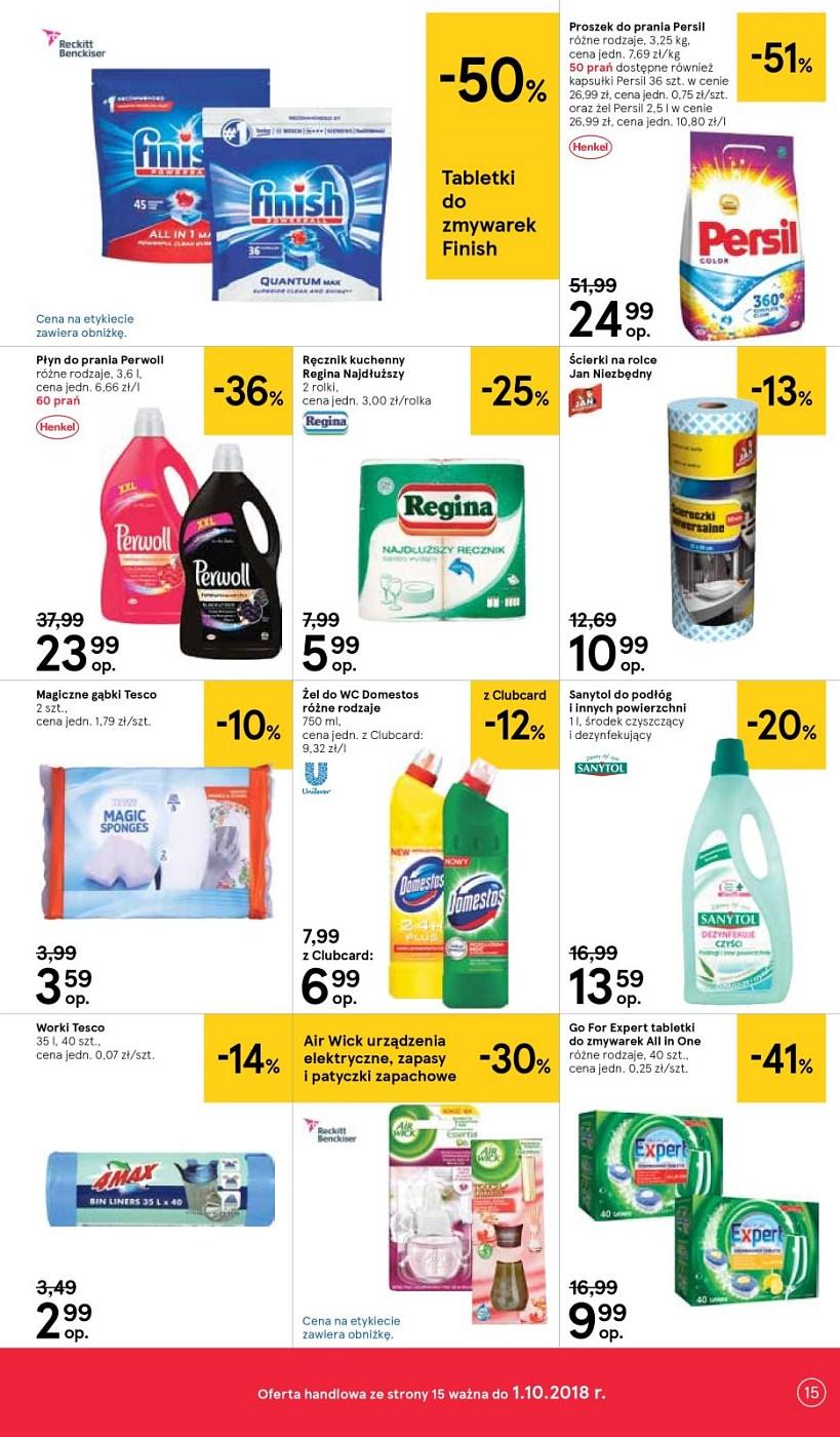 Gazetka promocyjna Tesco str. 15