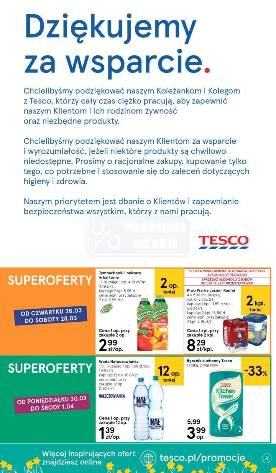 Gazetka promocyjna Tesco str. 3