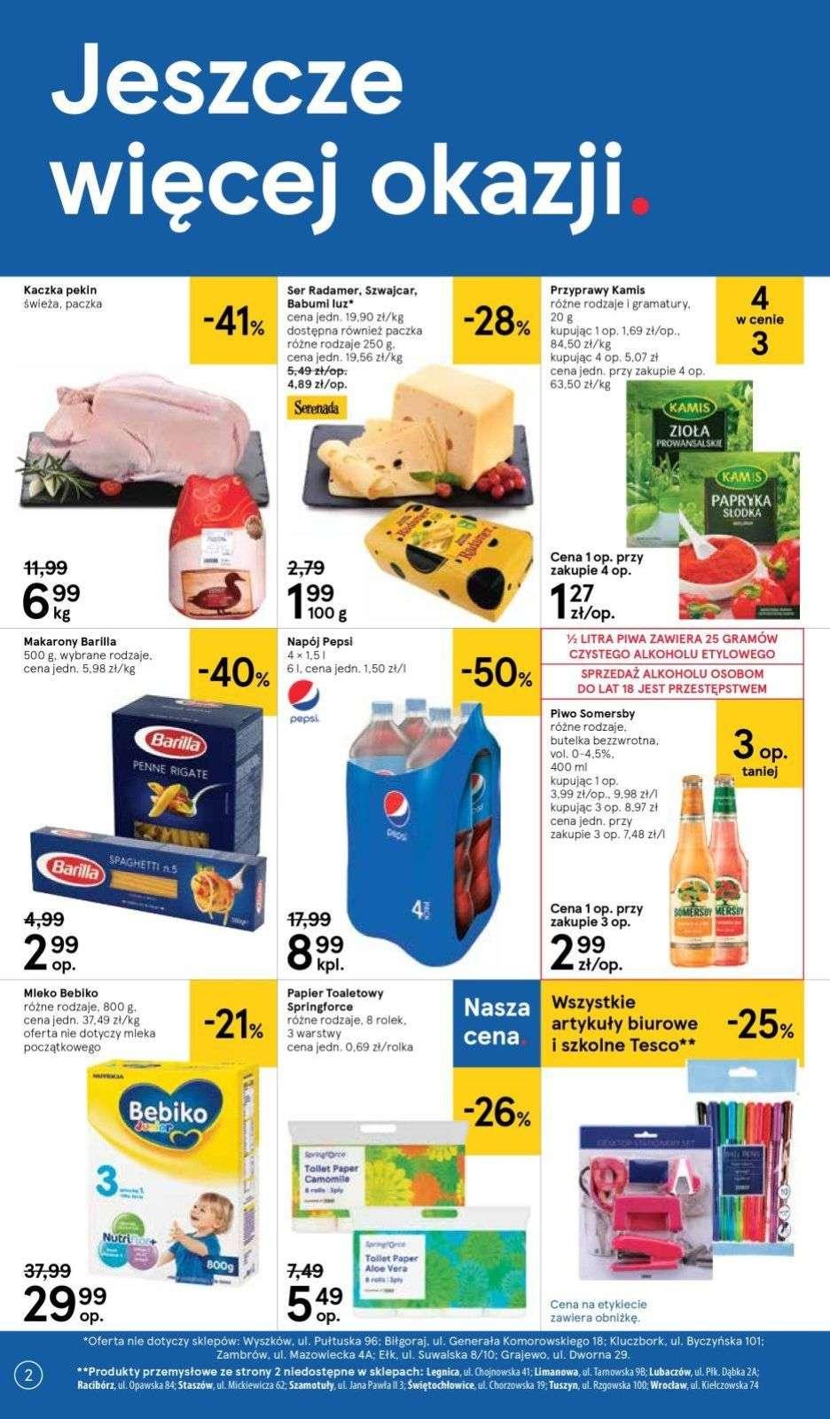 Gazetka promocyjna Tesco str. 2