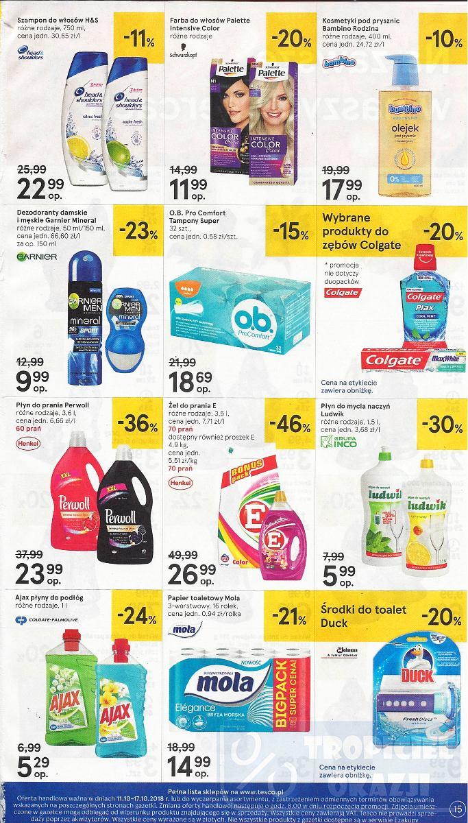 Gazetka promocyjna Tesco str. 15