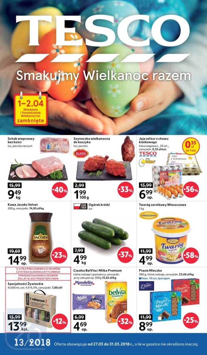 Gazetka promocyjna Tesco str. 1