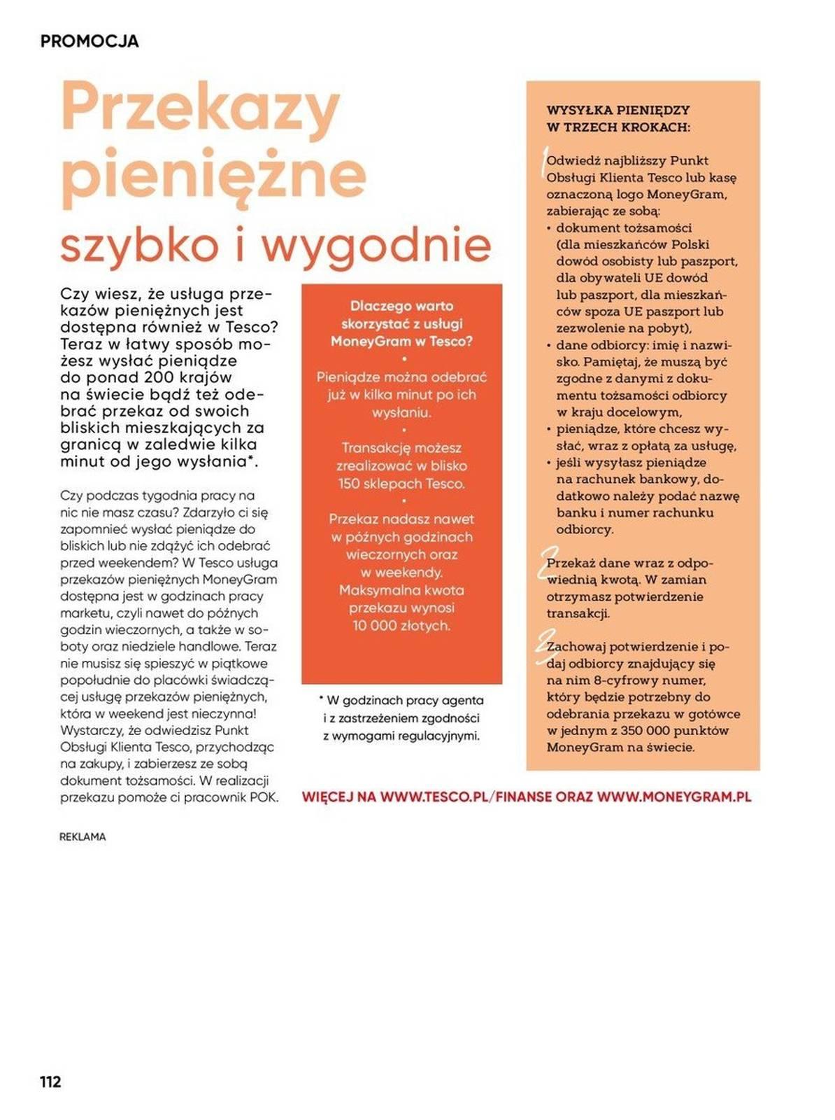 Gazetka promocyjna Tesco str. 112