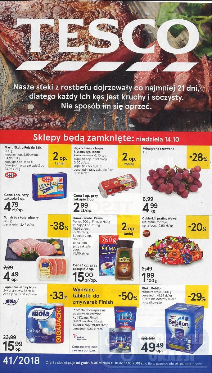 Gazetka promocyjna Tesco str. 1