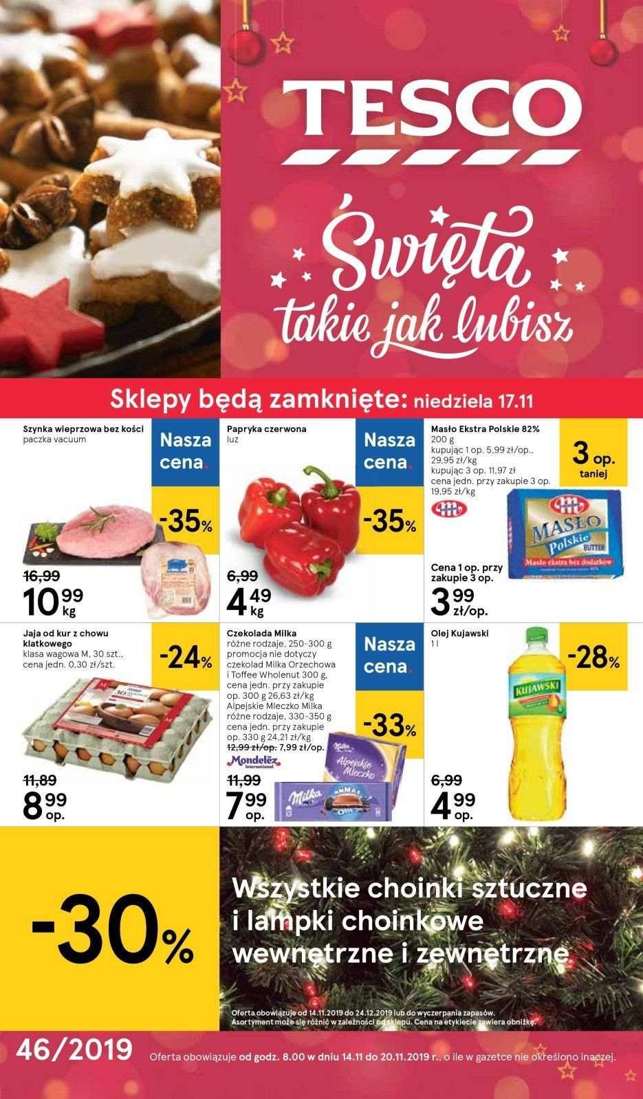 Gazetka promocyjna Tesco str. 1