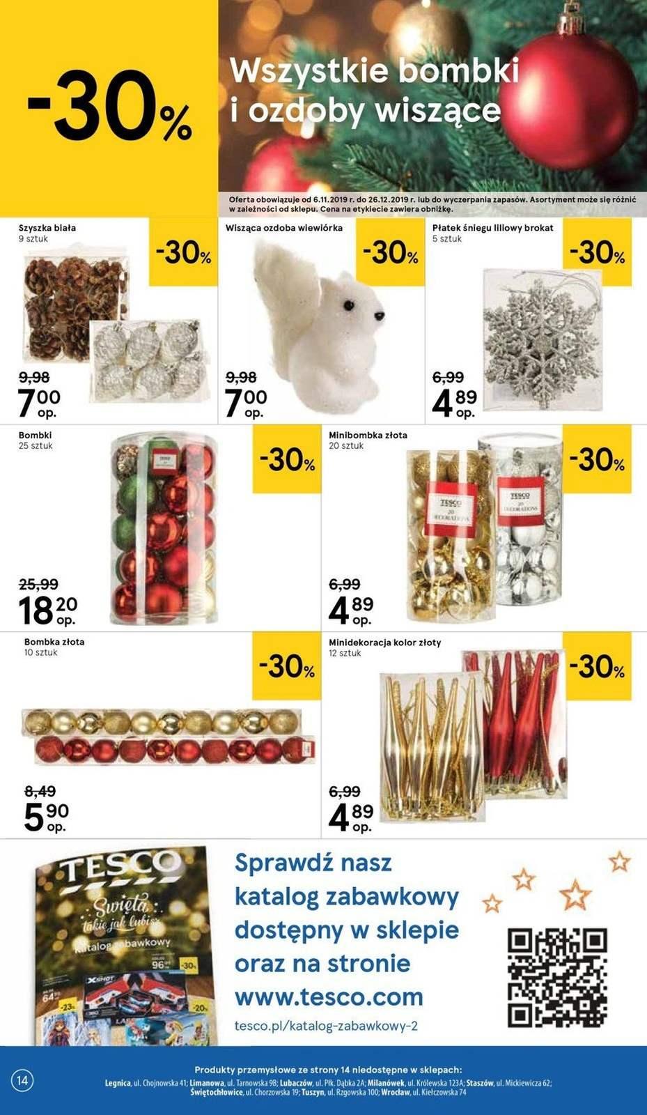 Gazetka promocyjna Tesco str. 14