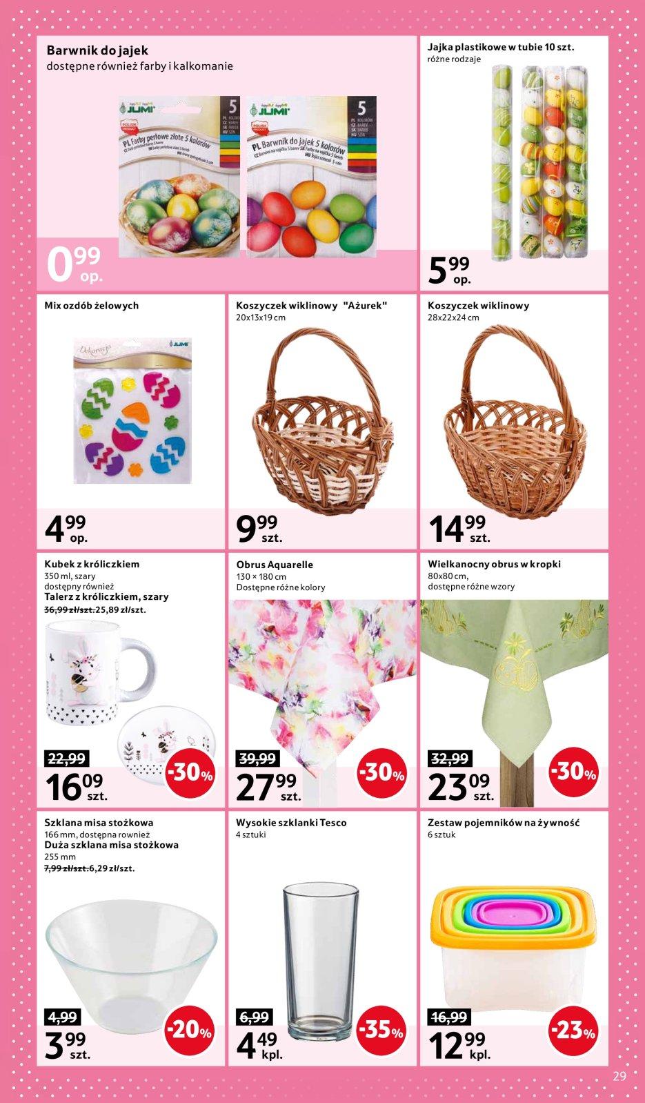 Gazetka promocyjna Tesco str. 29
