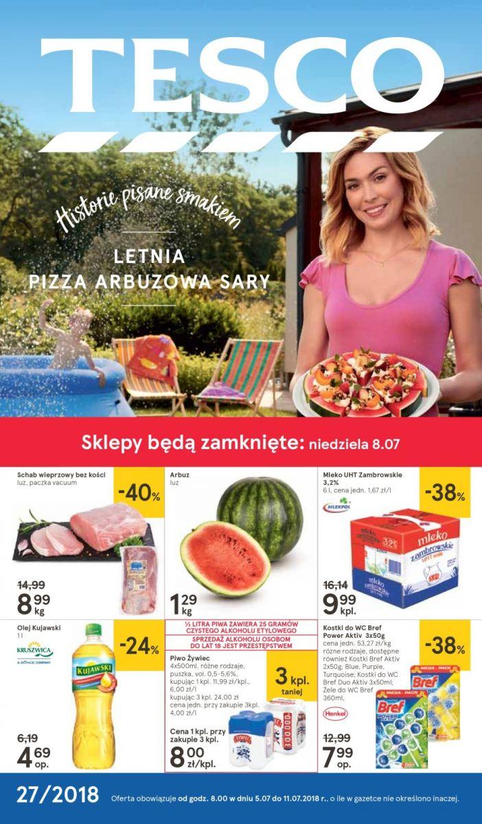 Gazetka promocyjna Tesco str. 1