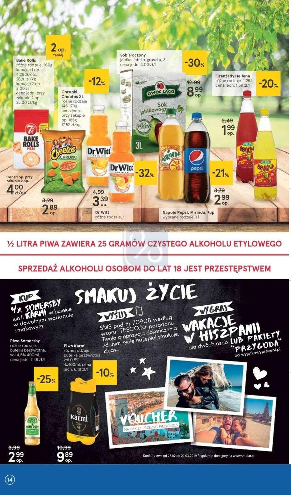 Gazetka promocyjna Tesco str. 14